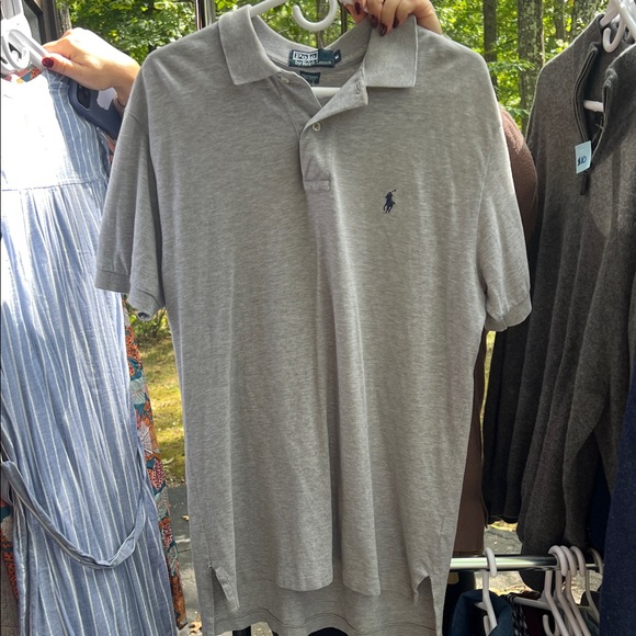 Ralph Lauren Light Gray Polo Shirt - Picture 1 of 2